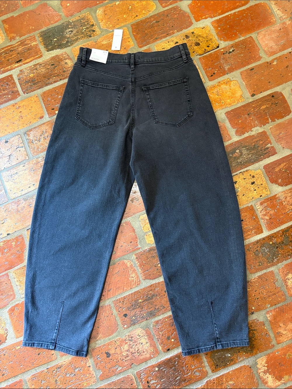 Loft NWT High Rise Barrel Jeans size 27/4 - Picture 7 of 13